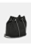Women's Rhinestone Stone Lua Mini Bucket Bag - 3