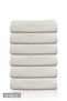 Set of 6 Beige Fringed Wedding Towels 94Gr 100% Cotton 40X70 cm Hand and Face Towels - 2