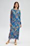 Patterned Ribbed Dress - 2