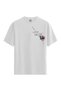Geometric Floral - 100% Cotton Women's White T-Shirt - Premium Quality