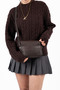 Women's Shoulder Bag Genuine Leather, Adjustable Strap Small Bag, Christmas Gift for Women - 6