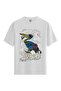 Graffiti Bird - 100% Cotton Women's White T-Shirt - Premium Quality