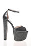 17 cm Very High Platform Stone Evening Dress Shoes - 2