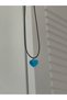 Blue Heart Plastic Stainless Necklace Y2K Pinterest Unisex - 4