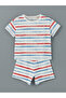 Original Striped Shorts Baby Boy Shorts Pajama Set - 3