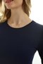 Long Sleeve Crew Neck Slim Fit Women's Body T-Shirt 2040-Cotton Fit Mold Body - 3