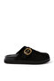 Mayfair Casual Flat Mules - Black