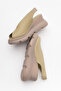 Women's Sandals Wedge Heel Real Leather Shoes Zy 7672 A.Green - 6