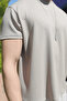 Men's Stone Winter T-Shirt 100% Cotton Modal Silky Fabric Crew Neck Breathable Texture - 6