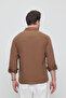Men's Oversize Cut Linen Shirt - 4