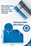 Classic 3-Piece Microfiber Cleaning Cloth, Glass, Car, Kitchen Cloth, Light Blue, 40 X 60 cm - 5