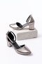 Rondon Platinum Round Toe Heeled Shoes - 4