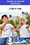 Moon Ball (Ball Jumping Toward the High) - 7 cm - Super Fun Space Ball-Patterned - Space Ball Bouncy Ball - 5