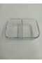 Feyzade Fresco Two Section Ziplock Glass Storage Container Set of 2 1120Cc Rectangular (Frs-297) - 6