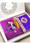Quran, Zikirmatik, and Crystal Prayer Beads with Prayer Mat, Lace Scarf Set