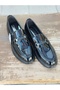 Men's Summer Ballerinas Poly and Light Sole Comfortable Fit Patent Leather Laceless - 4