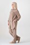 Muslin Fabric 100% Cotton Raglan Sleeve Shirt - Mink - 2