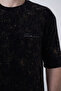 تيشيرت رجالي فاخر مطرز باللون الأسود - 2