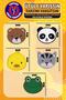 Iron-On Sticking Rigging Patch, Cute Animal Set (5 Pcs) Iron-On Stick-On Embroidery Woven Applique Patch - 2