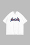 Colorful Metallica Logo Printed White Oversize Unisex Tshirt