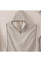 Hasna 4-Piece Baby Poncho Set 100% Organic Cotton Linen Melange Gray 2-5 Years - 2