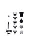 10-IN-1 Grooming Set|5 Interchangeable Heads&Comb Attachments|Quick Charge Function-KNTR5292 - 2