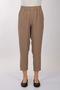 Minimalist Linen Crop Pants - High Waist 7/8 Length - 6