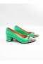 Women's Genuine Leather Heeled Shoes - 2