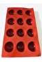 Hemisphere 12-Piece Silicone Cake Pastry Ice Mold Product 4.5cm Brown - 4