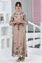 Girl's Long-Length Chiffon Lined Hijab Dress