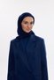 Idol Satin Janjan Scarf - Light Navy Blue - 2