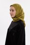 Idol Satin Janjan Scarf - Oil Green - 4