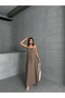 Women's Mink Halter Neck Relaxed Maxi Modal Dress - 2