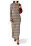 Stylish Ribbed Maxi Dress - - 2