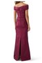 Sparkling Blue Off-Shoulder Evening Dress - 3