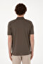 Men's Regular Fit Polo Neck Mink Basic T-Shirt 50298016-Vr052 - 5