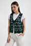 Hatunatila Women's Acrylic Drainage Vest Emerald - 5158 - 4