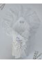Ecru Baby Boy Blanket Lace Swaddle Hospital Release Newborn Gift from 100% Natural Cotton - 5