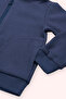Baby Boy Hooded Navy Blue Sweatshirt - 2