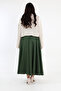 Scuba Full Kilos Skirt Khaki - 8