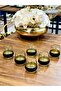 Lal-304 6-Piece Black Inner Gold Mouth Gilded Coffee Water Cup, Dowry Box, Gift, Luxury - 3