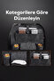 2Pcs Car Interior Seat Back Organizer Stylish Design Practical Storage - Spacious Hopper Dedicated Compartments - 5
