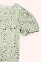 Baby Girl Patterned Green Dress - 2