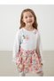 Lcw Crew Neck Floral Girl's T-Shirt