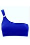 Ringed Single Shoulder Bikini Top Db20010bu