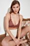 براون المنخفضة قطع الدانتيل مفصلة مايكرو Bralet Ds 200475 بر - 3
