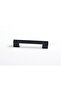 128 mm Bridge Handle Black Furniture Drawer Cloakroom Kitchen Cabinet Handle - 6