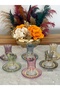 6-Person 6-Color Special Design Tea Set, Tea Set, Tea Cup, Gift, Dowry Box, Luxury - 4