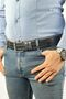 100% Genuine Buffalo Leather Men's Belt Black Patterned Gift Sports Jeans Belt Genuine Leather Dowry Belt - 2