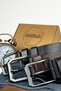 3 Pieces of Real Buffalo Leather Men's Jeans Belt (Original Product) Set of 3 - 3